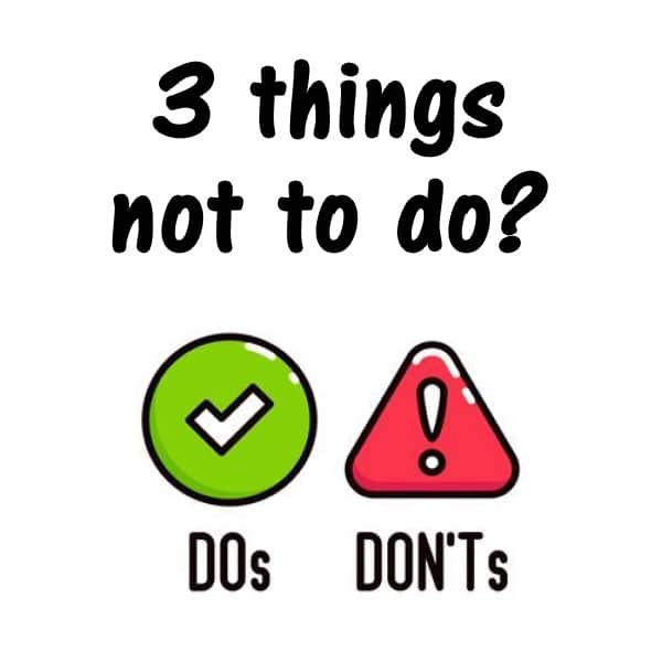 3 THINGS NOT TO DO WHEN TREATING BED BUGS